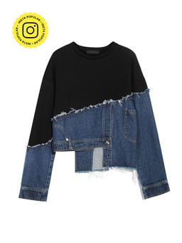 APPAPOP - Nevis Denim Double Way Top