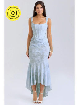 APPAPOP - Rise Relaxed Front Through Blue Dress