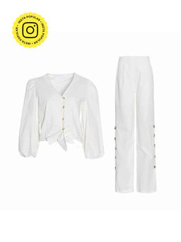 APPAPOP - Komorebi White Co-Ord Set