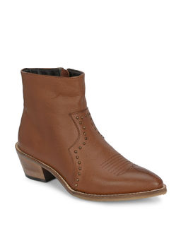 CARLO ROMANO - Tan Boot for Women