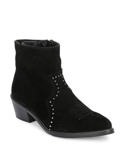 CARLO ROMANO - Black Suede Boot for Women