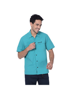 Timberland - Men Teal Short Sleeve Shirt
