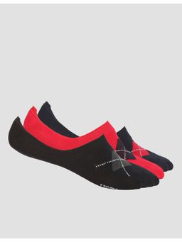 U.S. POLO ASSN. - Multi-Color Aloe Finish No Show ES001 Socks - Pack of 3