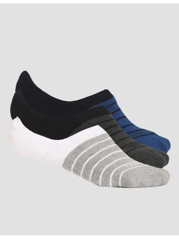 U.S. POLO ASSN. - Multi-Color Terry Finish No Show ES004 Socks - Pack of 3