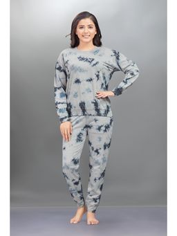 Velure - Grey Splash Tie-Dye Track Suit (Set of 2)