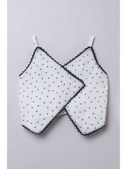 Taffy - Girls White Floral Printed Top