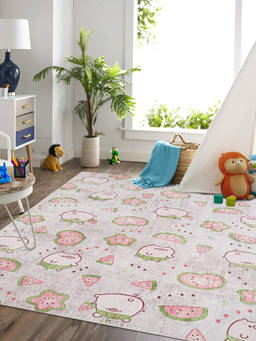 KALEEN - Kids Rug in a Bag-Washable Indoor/Outdoor Rugs for Bedroom/Living Area