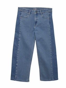 Pepe Jeans - Girls Blue Solid Jeans