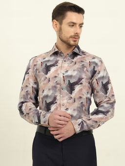 JadeBlue - Men Multicolor Slim Fit Party Wear Formal Shirt