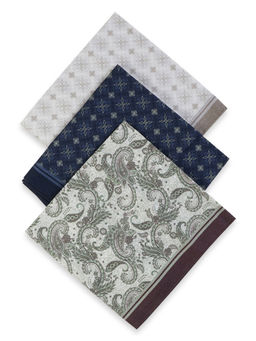 Bonjour - Men’S Silcora Cotton Handkerchiefs (Pack of 3)
