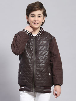 Monte Carlo - Wine Solid High Neck Jacket