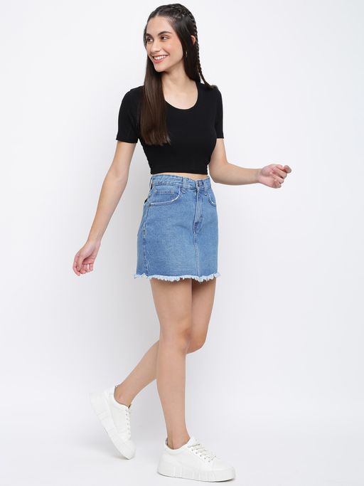 Le Jean | Skirts | Nwt Le Jean Alexis Mini Jeans Skirt Size 26 | Poshmark