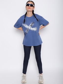 Belliskey - Womens Dark Blue Denim Solid Slim Fit Jeans