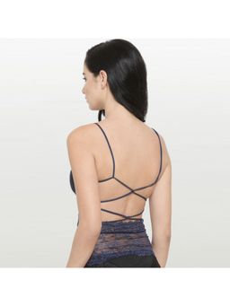PrettyCat - Backless Lace Bralette - Blue