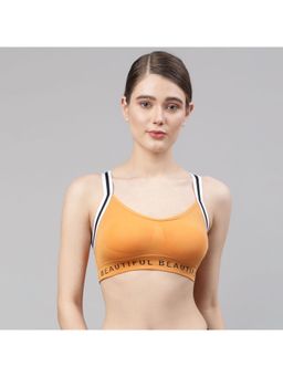 PrettyCat - High Performance Sports Gym Running Bra - Yellow