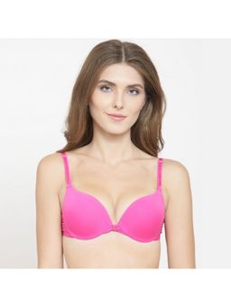 PrettyCat - Front Closure Pushup Bra - Pink