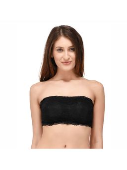 PrettyCat - Strapless Lace Fashion Bra - Black