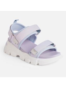 Aldo - Godish Synthetic Purple Solid Sandal