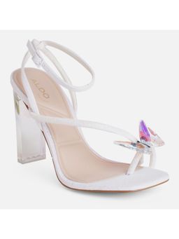 Aldo - Pepela Synthetic White Solid Heels
