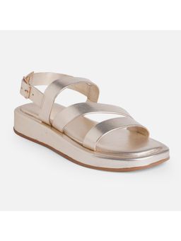 Aldo - Rimsky Leather Champagne Solid Sandals