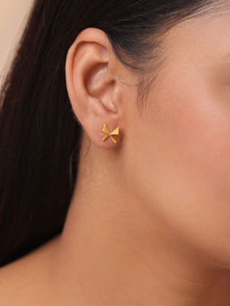 Mia by Tanishq - Mystic Butterfly 14 KT Pure Gold Stud Earring