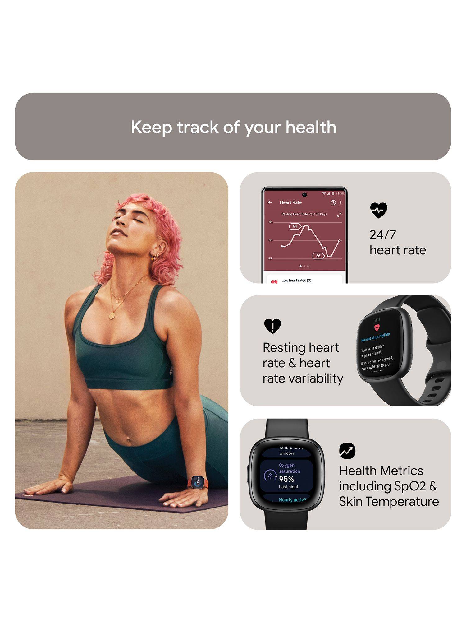 Buy Fitbit Versa 4 Fitness Watch with Daily readiness Score,Alexa