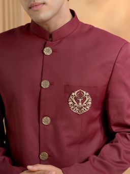 Cosa Nostraa - Men Gold Rajputana Stag Brooch