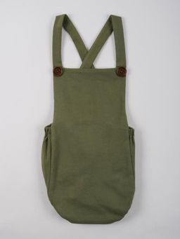 Earthy Tweens - Green Terry Onesie