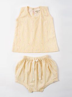 Earthy Tweens - Summery Rainbow Bloomer Dress with Shorts