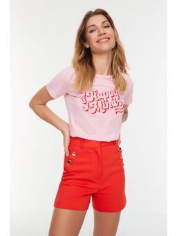 Trendyol - Women's Comfortable Pink T-shirts