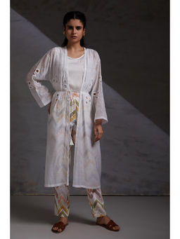 Studio Shikha Malik - Utar Chadav- White Co-ord (Set of 3)