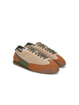 United Colors of Benetton - Men PU Mesh Colorblocked Sneakers - Multi-Color