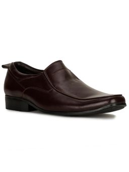 Bata - Men Formal Slip-On Loafers - Brown