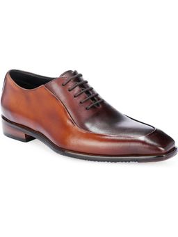 HARRYKSON LONDON - Mens Tan Patent Italian Leather Formal Oxfords - Tan