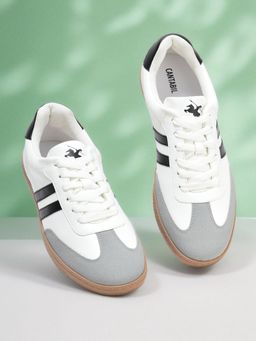 Cantabil - Casual Sneaker Shoes for Men - White