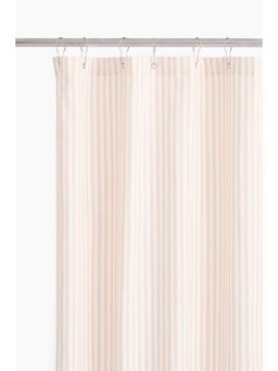 H&M - Pink Striped Shower Curtain