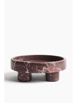 H&M - Red Footed Marble Tray