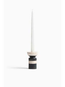 H&M - White Small Marble Candlestick