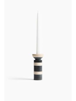 H&M - Black Marble Candlestick