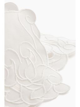 H&M - White Embroidery-Detail Bread Roll Warmer
