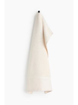 H&M - White Cotton Terry Hand Towel