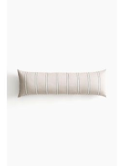 H&M - Beige Rectangular Cotton Satin Cushion