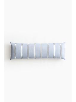 H&M - Blue Rectangular Cotton Satin Cushion