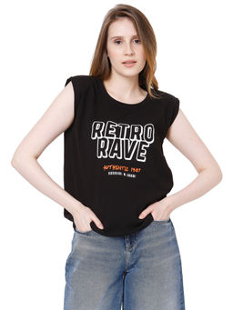 VERO MODA - Curve Women Black T-Shirt