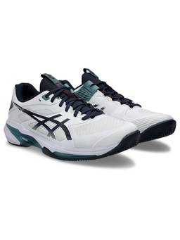 ASICS - Men White SOLUTION SPEED FF 4 CLAY Tennis Shoes