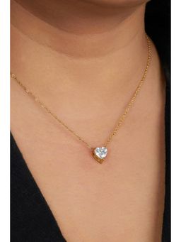 AMOSSH - 18k Gold Plated Waterproof Feta Necklace