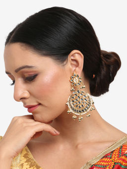 Ruby Raang Studio - Dusk Dew Kundan Earrings
