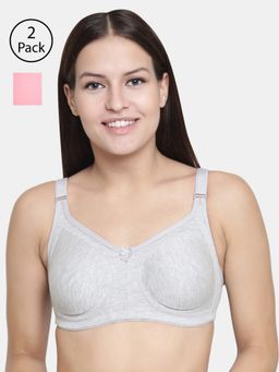Floret - Wirefree Non-padded Seamless Bra - Multi-Color