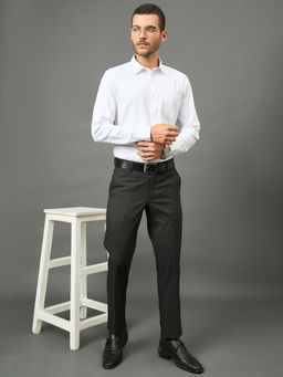 Club York - Men Black Formal Trouser