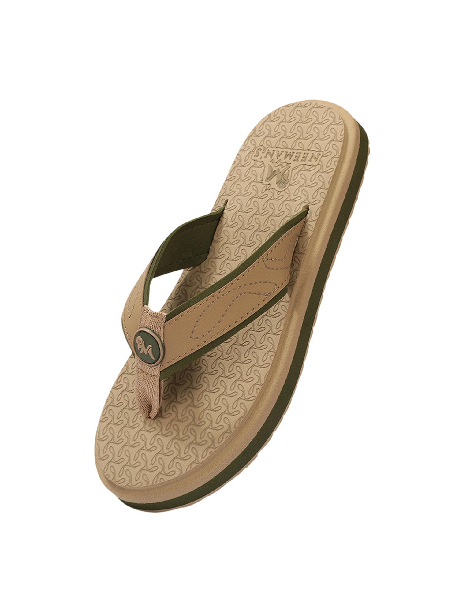 Eco Fluffy 2.0 othro Flipflops for men-Beige